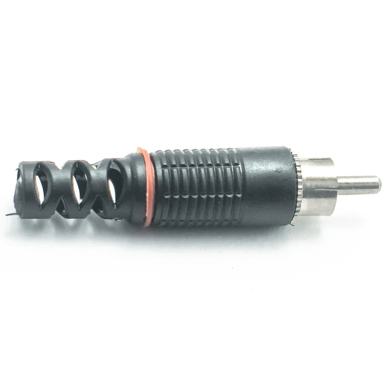 RCA Plug Solder Connector Male (Black